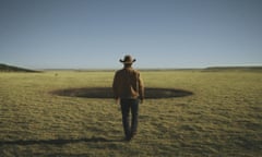 This image released by Amazon Prime Video shows Josh Brolin in a scene from "Outer Range," a modern Western with supernatural elements. The series debuts Friday on Amazon's Prime Video streaming service. (Amazon Prime Video via AP)