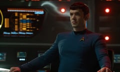 Ethan Peck as Spock in season 2  of Star Trek: Strange New Worlds