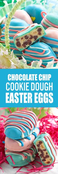 I promise that no one will be disappointed if they find these Easter Egg Cookie Dough Truffles in their baskets Easter morning!