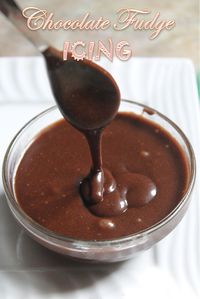 Fudge Chocolate Icing Recipe / Fudgy Chocolate Frosting Recipe - Yummy Tummy