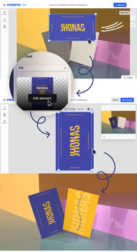 Transform your designs effortlessly with Freepik's Mockup Generator! This quick guide provides a visual step-by-step overview on how to create stunning mockups in just a few clicks.

🪄Steps Covered:

1. Select and customize your mockup template.
2. Edit elements with ease to fit your brand's style.
3. Preview your design in a realistic setting.
4. Download your professional mockup ready for presentation.
