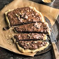 Rustic chocolate pie -- looks delish