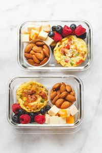 Easy Keto Meal Prep Breakfast - Packed with protein and so convenient for busy mornings, this is the perfect make-ahead option for on the go.