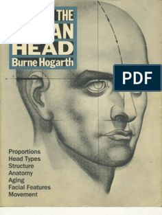 the front cover of an old book with a drawing of a man's head