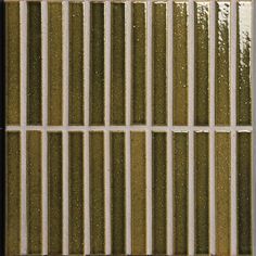 a close up view of a tiled wall with vertical bars on the top and bottom