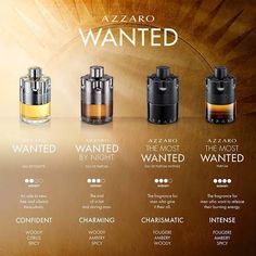 Azzaro The Most Wanted, Chrome Azzaro, Azzaro Wanted, Woody Perfume, Spicy Cocktail, Power Of Attraction