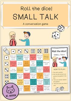 the roll the dice small talk game