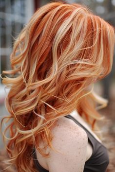 30 Red Hair With Blonde Highlights Looks for Every Season Blonde Highlights And Red Lowlights, Red Streaks In Blonde Hair, Short Red Hair With Blonde Highlights, Natural Red Hair With Blonde Highlights, Blond And Red Hair, Red And Blonde Hair Color, Red And Blonde Highlights