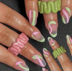 ً on Twitter: "nailspo for spring… " Nagel Inspo, Coconut Girl, Nail Jewelry, Girls Nails