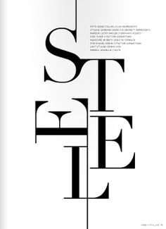 black and white typogramic type with the word st ef on it