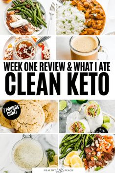 the week one review and what i ate clean keto