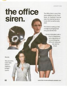 Vibe and aesthetic of the office siren in 2024 trend 2024 Fits, Office Makeup, Office Siren, Corporate Chic, Office Job, Devil Wears Prada, Gisele Bundchen, Chic Office, Lily Rose Depp