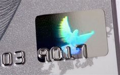 an image of a credit card with a bird on it