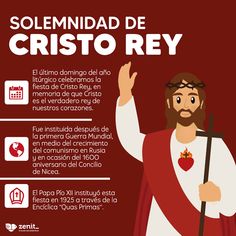 a poster with an image of jesus holding a cross and pointing to the right side