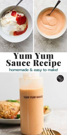 yum yum sauce recipe made and easy to make