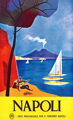 a framed poster with a sailboat on the water and another boat in the background