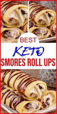 the best keto s'mores roll ups