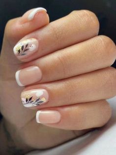 Milky Nails, Nails Yellow, Manicure Nail Designs, Nail Art Salon, Stylish Nails Art