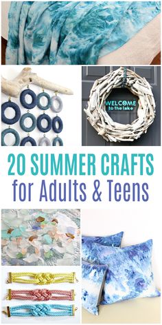 20 summer crafts for adults and teens