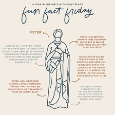 an info sheet describing how to wear the bible with daily grace and fun fact friday