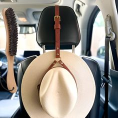 PRICES MAY VARY. ✅【DURABLE AND SHAPE-PRESERVING】 Our holder/strap for cowboy hats in the car is designed to prevent your cowboy hat from rolling around your vehicle and getting crushed or losing its shape. ✅【Truck Hat Holder】 Specifically designed to securely hold your cowboy hat in your truck, ensuring it stays in excellent condition during transport. Not limited to just trucks: this strap/hat holder can also be used in cars, closets, and cabinets, offering flexible storage options. ✅【Easy Inst Cowboy Hat Hanger, Cowboy Hat Holder, Truck Hat, Cowboy Hat Rack, Saddle Stand, Flexible Storage, Hat Hanger, Hat Holder, Hat Storage