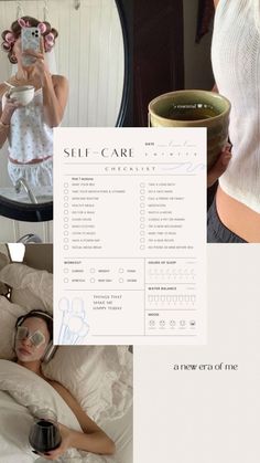 Self care checklist glow up checklist beauty skincare clean girl aesthetic Glow Up Checklist, Before Bed Workout, Self Care Checklist, Todays Mood, Social Media Break, Clean Girl Aesthetic, Healthy Family Meals, Happy Today, Yoga Stretches