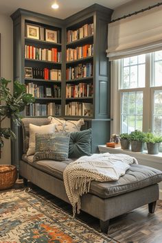 library ideas, home library decor, library inspiration, cozy home library Home Libraries, Home Office Design, Home Library Decor, Cozy Home Library, Home Library Design, Home Library, Front Room, Reading Nook