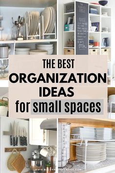 the best organization ideas for small spaces