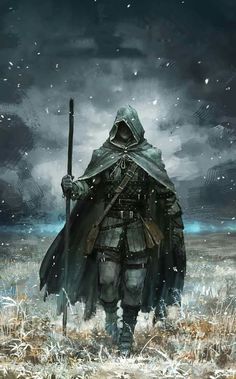 Men (General) - Fantasy Art Walking, A Man