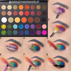 Disney Eye Makeup, Holiday Makeup Tutorial, Shimmer Eye Makeup, Bright Eye Makeup, Plouise Makeup Academy, Rave Makeup, Makeup Tutorial Eyeshadow