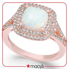 in stock Opal Rings, Macys Jewelry, Silver Labs, Jewelry Repair, Cute Rings, Fine Jewelry Ring, White Sapphire, Gold Plated Sterling Silver, Custom Rings