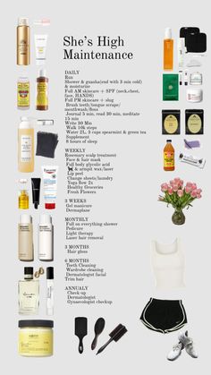 Finanse Osobiste, Basic Skin Care Routine, Self Care Bullet Journal, Vie Motivation, High Maintenance, Healthy Girl, Healthy Lifestyle Inspiration, Body Care Routine, Girl Tips