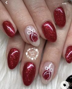 Glitter, Christmas, Nail Arts, Christmas Nails, Nail Designs, Christmas Nail, Art Designs