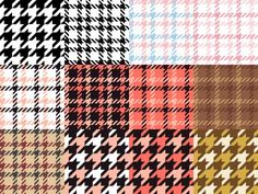 a plaid pattern with different colors and patterns