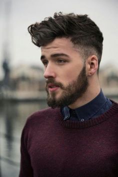 Bart Styles, Which Hairstyle Suits Me, Gaya Rambut Emo, Hipster Haircut, Hipster Hairstyles, Pompadour Hairstyle, Best Beard Styles, Long Face Hairstyles, Beard Styles For Men