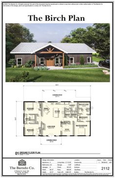 The Birch Barndominium Plan 1story Barndominium, Barndominium Ideas Floor Plans With Garage, Barndominium Floor Plans With Rv Storage, House Plans With Lots Of Storage, Bardo House Plans, Barndominium Ideas 1500 Sq Ft, Best Barndominium Ideas, Barndominium Floor Plans 1500 Sq Ft, 60x40 House Plans