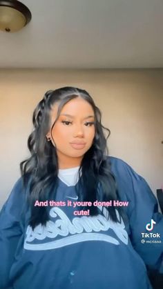 Middle Hair, Hairstyles Trendy, Pigtail Hairstyles, Trendy Hairstyle, Hair Tips Video, Greasy Hair Hairstyles, Hairstyle Tutorial, Hair Tutorials For Medium Hair