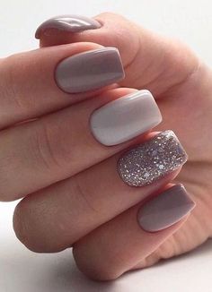 11 Nail Art Designs That Look Great on Shorter Nails Summer Nails, Nail Polish, Nails, Natural Summer Nails, Short Square Nails, Her Nails, Square Nails, Nails Design, Square