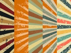 an abstract background with grungy lines and sunbursts in different colors