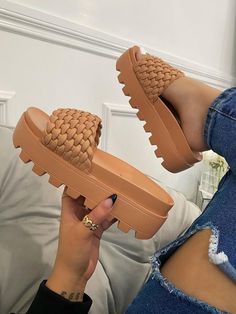 Peep Toe Boots, Comfy Flats, Fashion Slippers, Chunky Sandals, Girly Shoes, Handmade Shoes, Cute Shoes, Platform Sandals, Comfortable Shoes