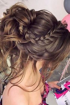 Updos With Braids, Messy Hair Updo, Prom Hair Updo, Braided Prom Hair, Wedding Updos, Growth Tips, Braided Updo, Short Hair Updo, Box Braids Hairstyles