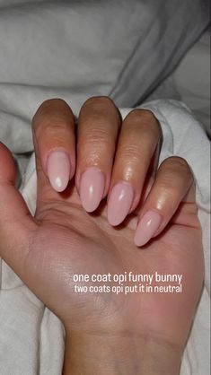 Put It In Neutral And Funny Bunny Opi, Funny Bunny And Put It In Neutral Opi, Funny Bunny Put It In Neutral, Opi Put It In Neutral And Funny Bunny, Opi Funny Bunny And Put It In Neutral, Funny Bunny And Put It In Neutral, Neutral Almond Acrylic Nails, Opi Nude Colors, Opi Neutral Nail Polish