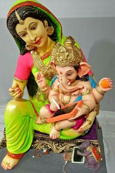 Bal Ganesha, Gauri Ganpati, Dancing Ganesha