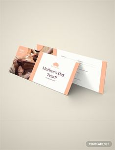 a mother's day treat trifold brochure