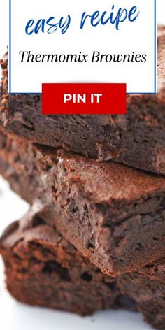 These quick and easy Thermomix brownies are a must-try Thermomix dessert for anyone who loves fudgy treats. The Thermomix recipe makes baking simple and satisfying. Save this pin to keep the recipe handy for your next chocolate craving!