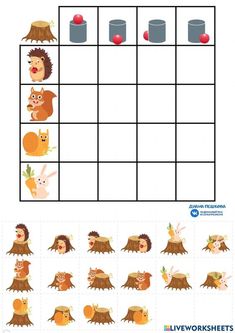 the worksheet for children to learn how to make an animal sudi puzzle