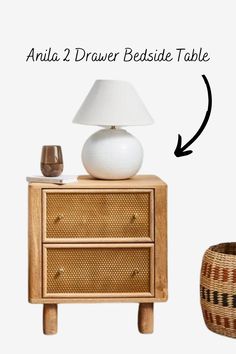 Anila 2 Drawer Bedside Table Design Small Bedroom, Bedroom Design Small, Ideas Small Bedroom, Bedroom Ideas Small, Small Bedroom Design, Small Bedroom Ideas, Drawer Bedside Table, Bedroom Bedside Table, Small Bedroom Designs