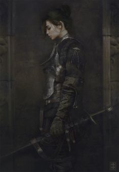 ArtStation - The Squire, Eve Ventrue Unique Faces Woman Character Inspiration, Female Paladin Art, Rogue Paladin, Female Fighter Character Design, Viking Woman Art, Fiona Core, Valkyrie Aesthetic, Winter Armor, Punk Character Art