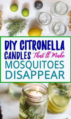 homemade diy citronella candles that i'll make mosquitoes disappear from the jar