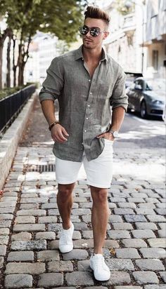 Men Outfit For Summer, Stil Masculin, Outfit For Summer, Herren Style, Smart Casual Men, Mens Casual Dress Outfits